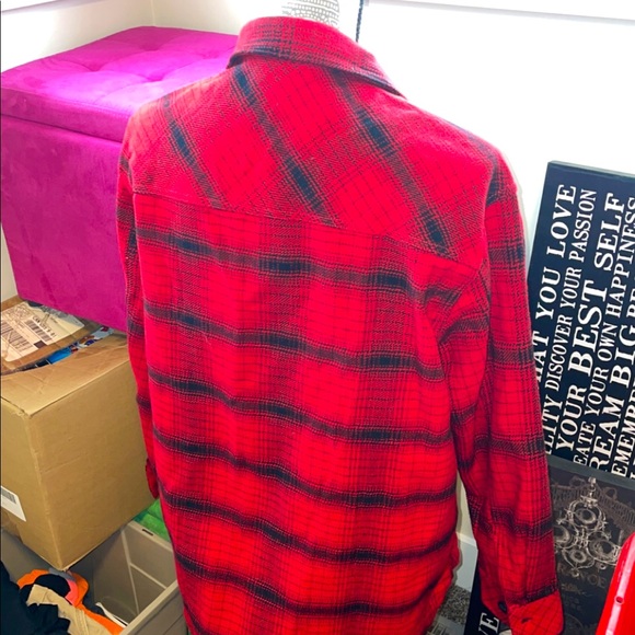 Women’s Plaid Sweater Jacket - Picture 3 of 5